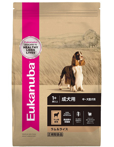 Eukanuba 成犬用 ドライフード 15kg ラム ユーカヌバ 【公式通販】