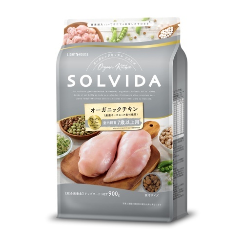 ソルビダ グレインフリー チキン 室内飼育7歳以上 インドアシニア 1.8