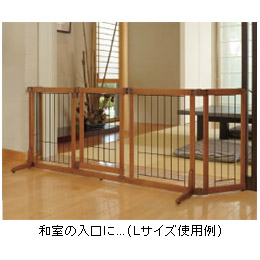 リッチェル ペット用木製おくだけドア付ゲート L / 送料無料 | 通販