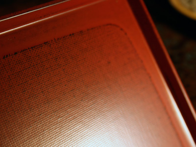 角盆布張り根来