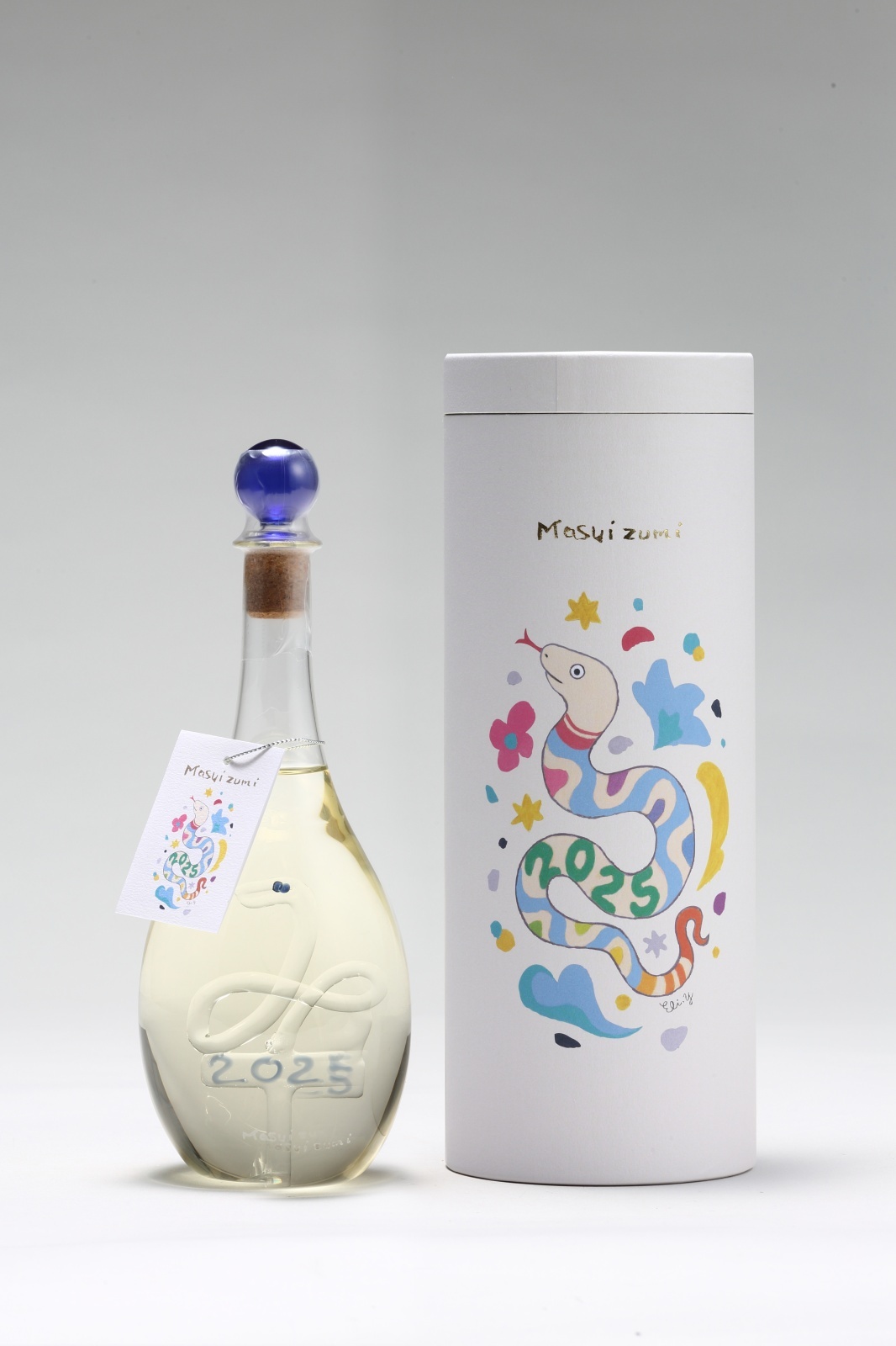 満寿泉 純米大吟醸 干支ボトルスペシャル (巳 み) 520ml [白・化粧箱入