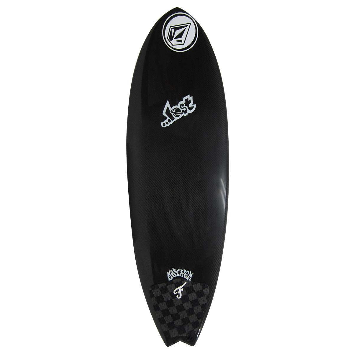ラッセン直筆サーフボード黒色 ラッセン直筆サーフボード