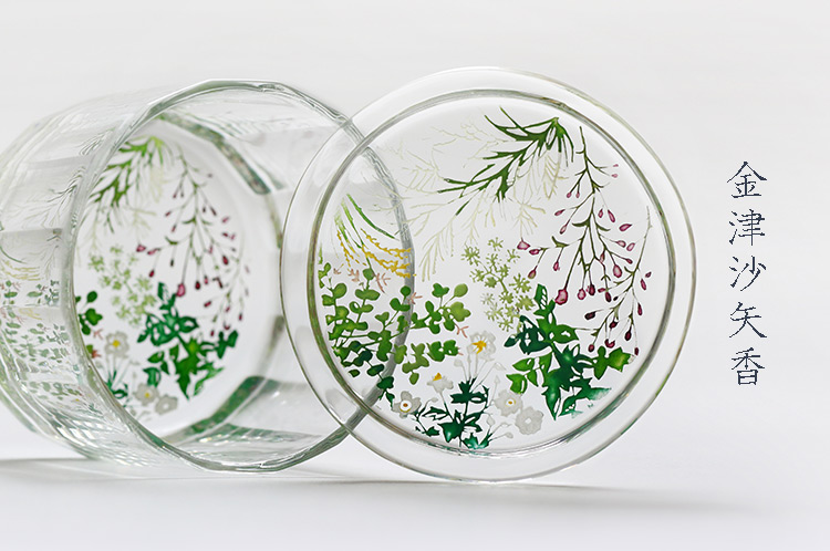 金津沙矢香 百花景 オーナメント オブジェ ガラス かなつさやか 金津沙矢香