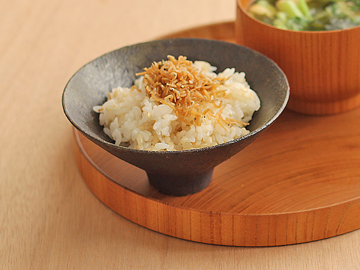 田代倫章の黒灰釉ご飯茶碗／ご飯茶碗/汁椀｜和食器・種類／和食器通販