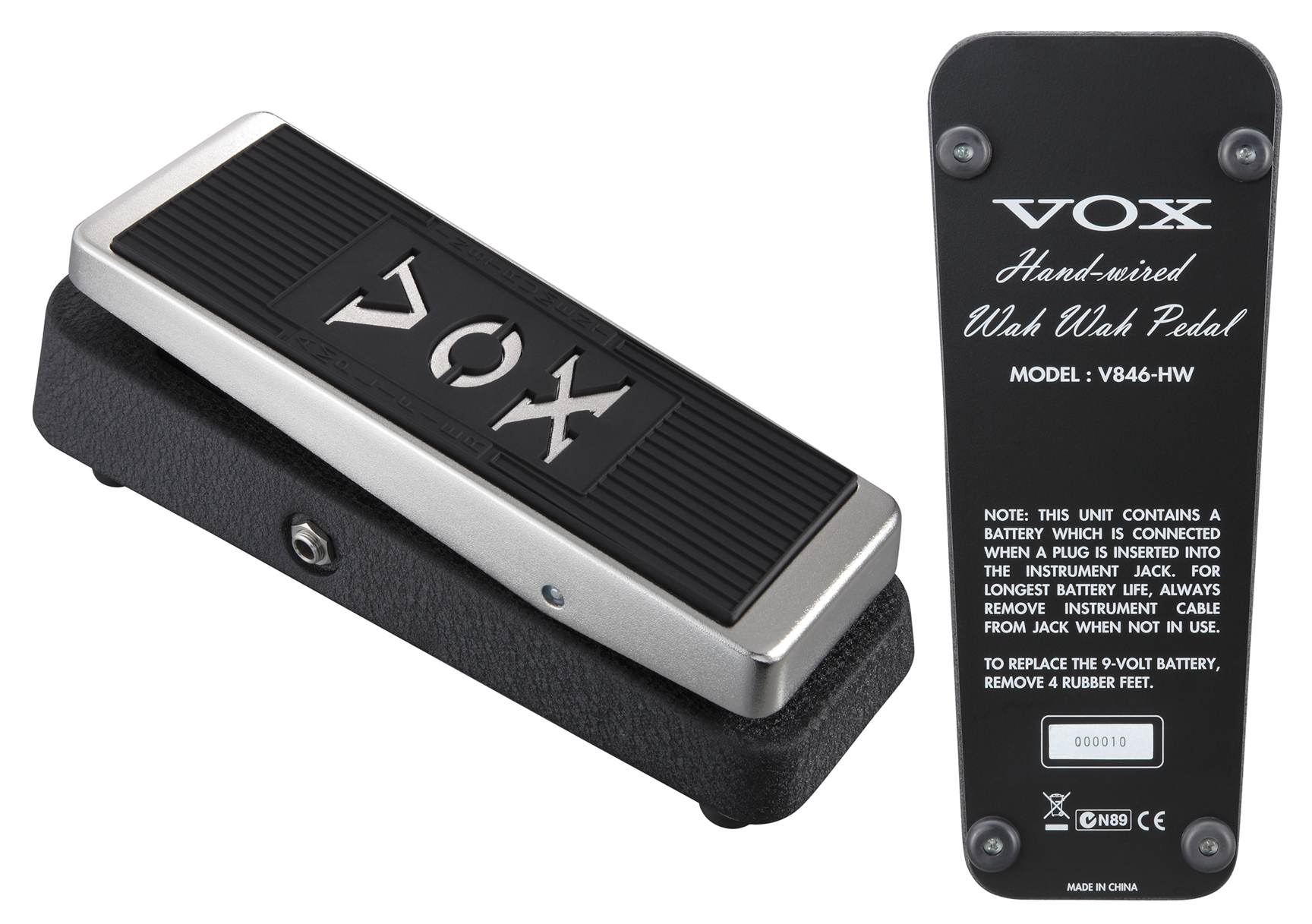 The VOX Showroom -- Vox V846HW Wah Wah Pedal - 2011 - Present
