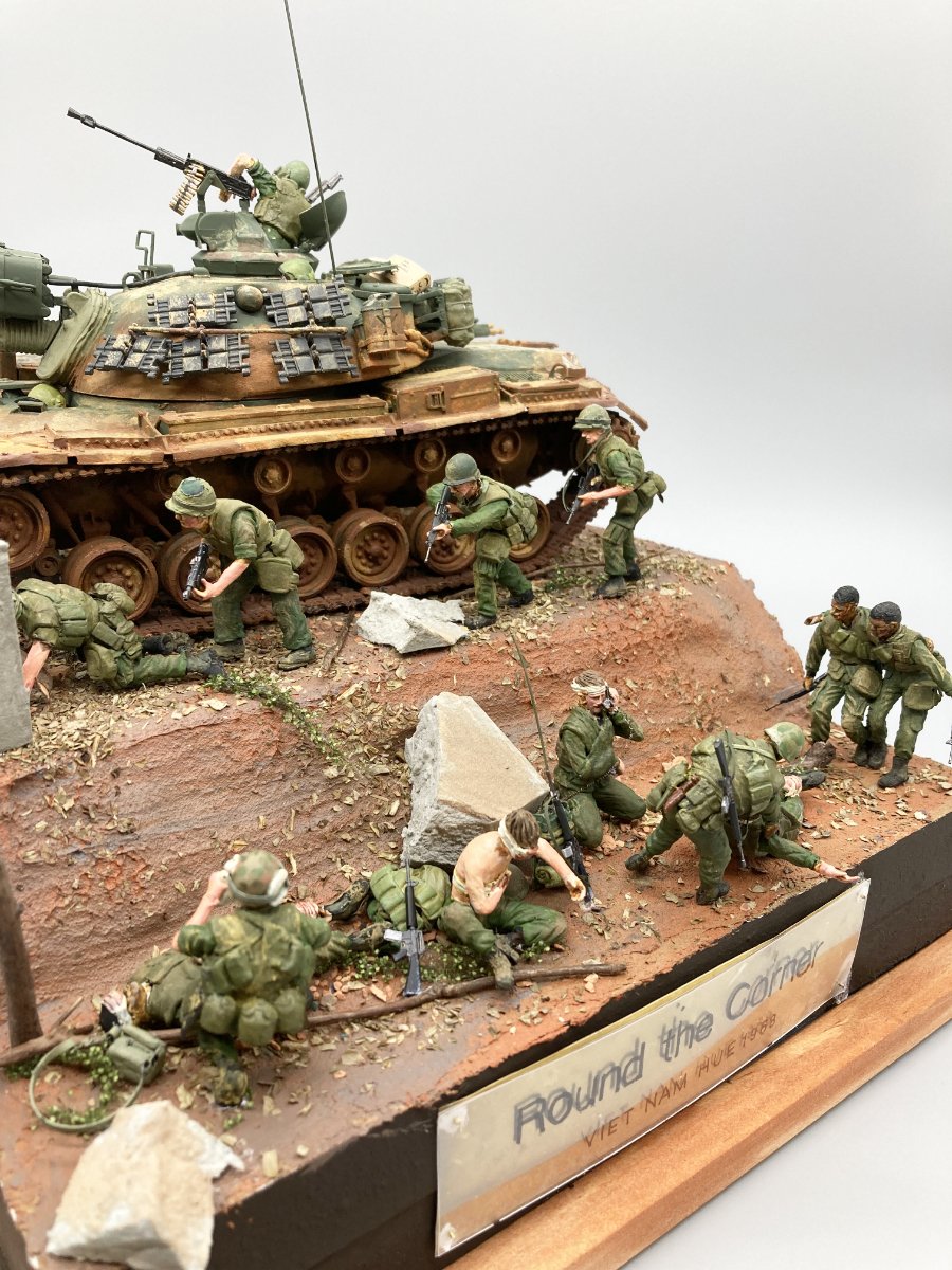 ベトナム、1968年 ミリタリー ジオラマ ベトナム、1968年 ミリタリー