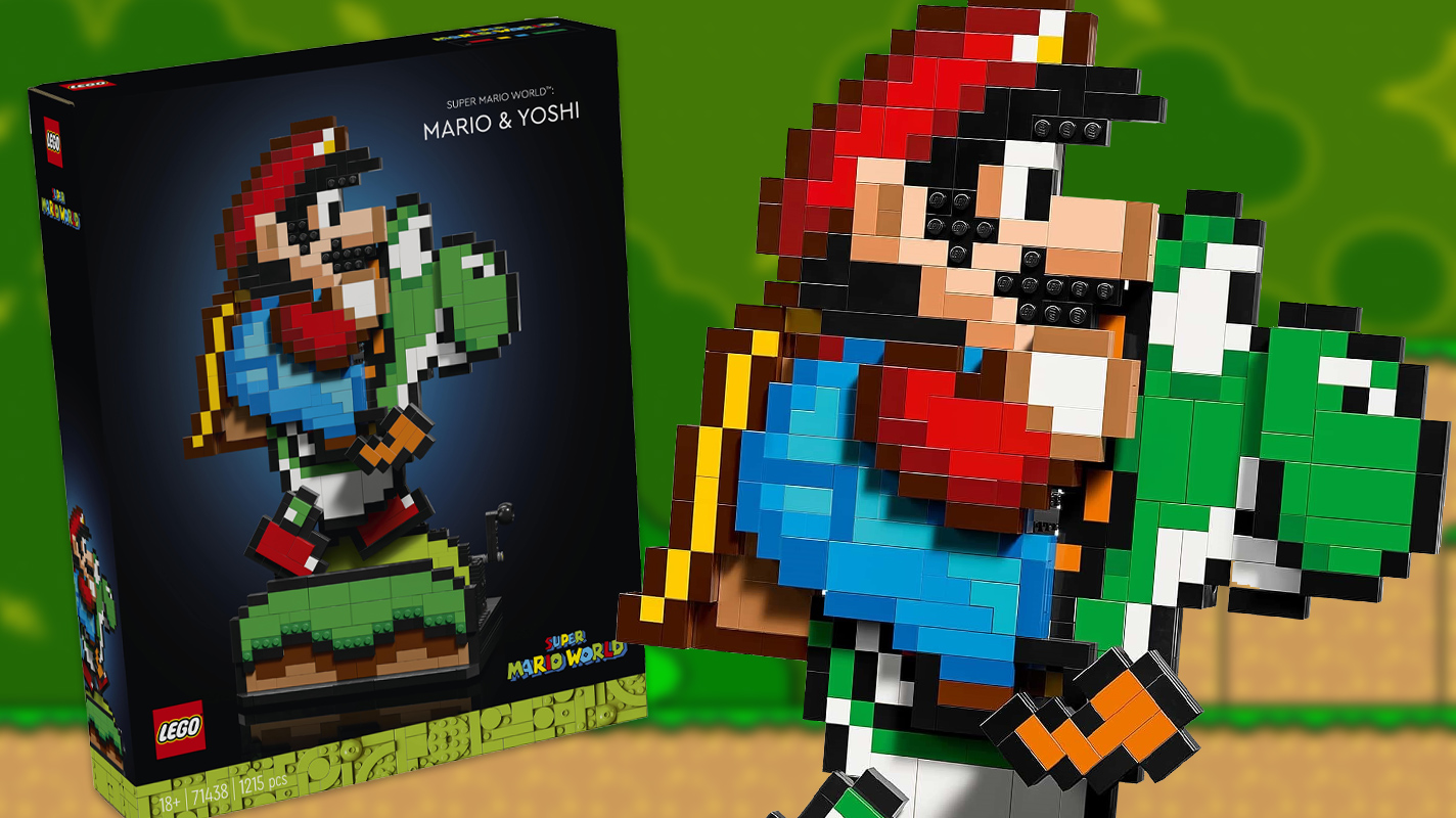 First look at the LEGO Super Mario World - Mario & Yoshi set, out