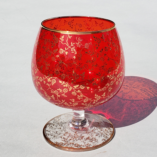 ベネチアングラス装飾グラス スモーキーグレー Nason &Moretti製