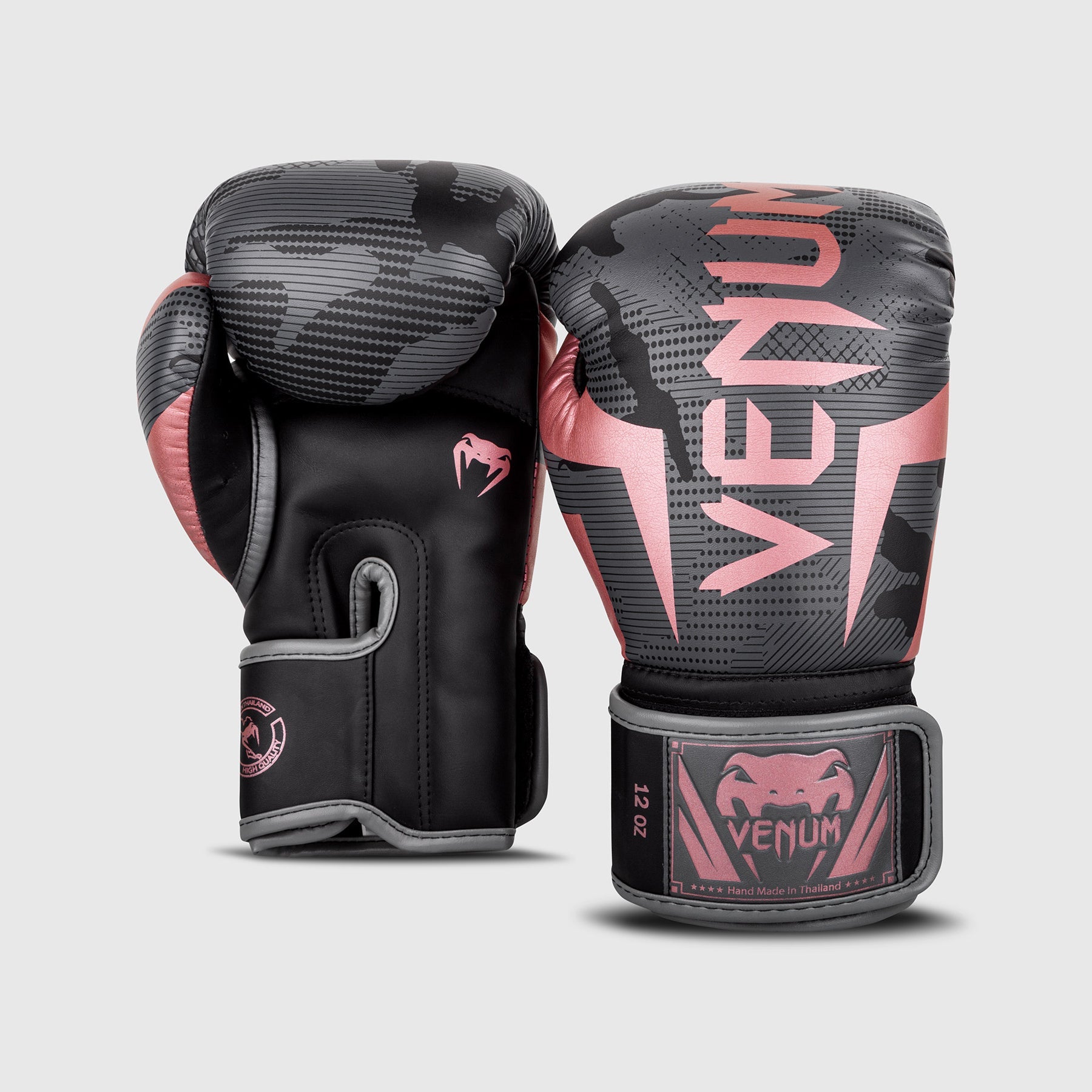 Venum Elite Boxing Gloves – Camo/Pink - Venum