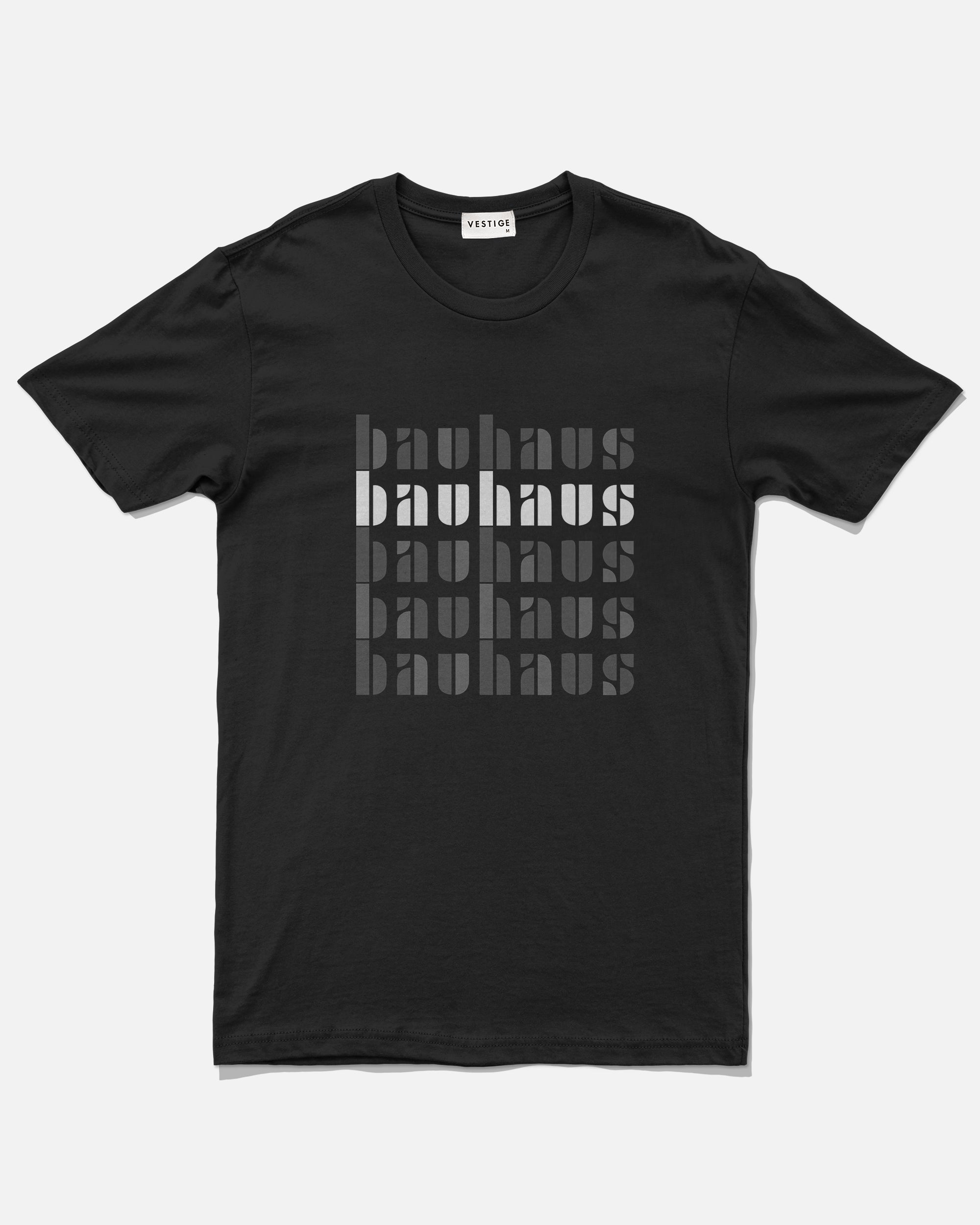 Bauhaus アート Tシャツ 黒 Bauhaus アート Tシャツ 黒 Bauhaus