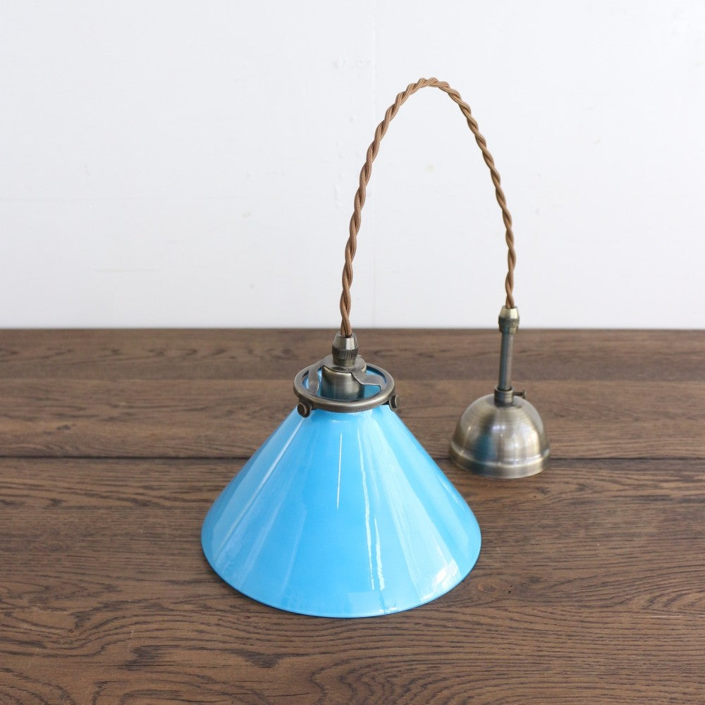 透き通るような水色がオシャレ♪ ペンダントランプセット【灯具A】 FC1