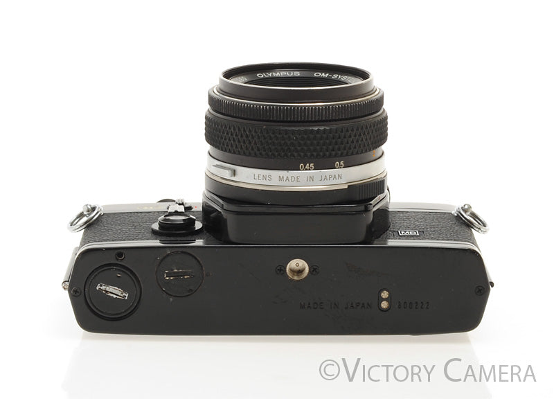 Olympus OM-2N Black 35mm SLR Film Camera w/ 50mm F1.8 Lens -New Seals-