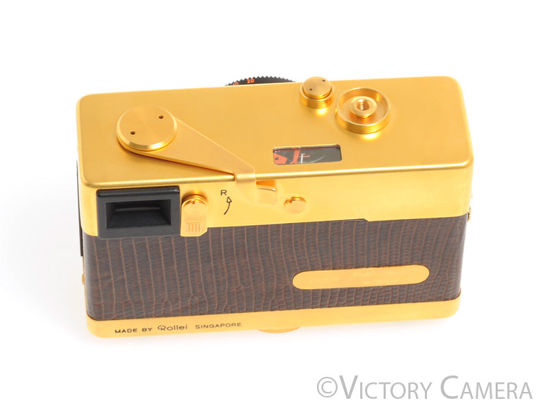 Rollei 35 S Gold 24 Karat (Plated) Camera w/ 40mm f2.8 Sonnar Lens [MI