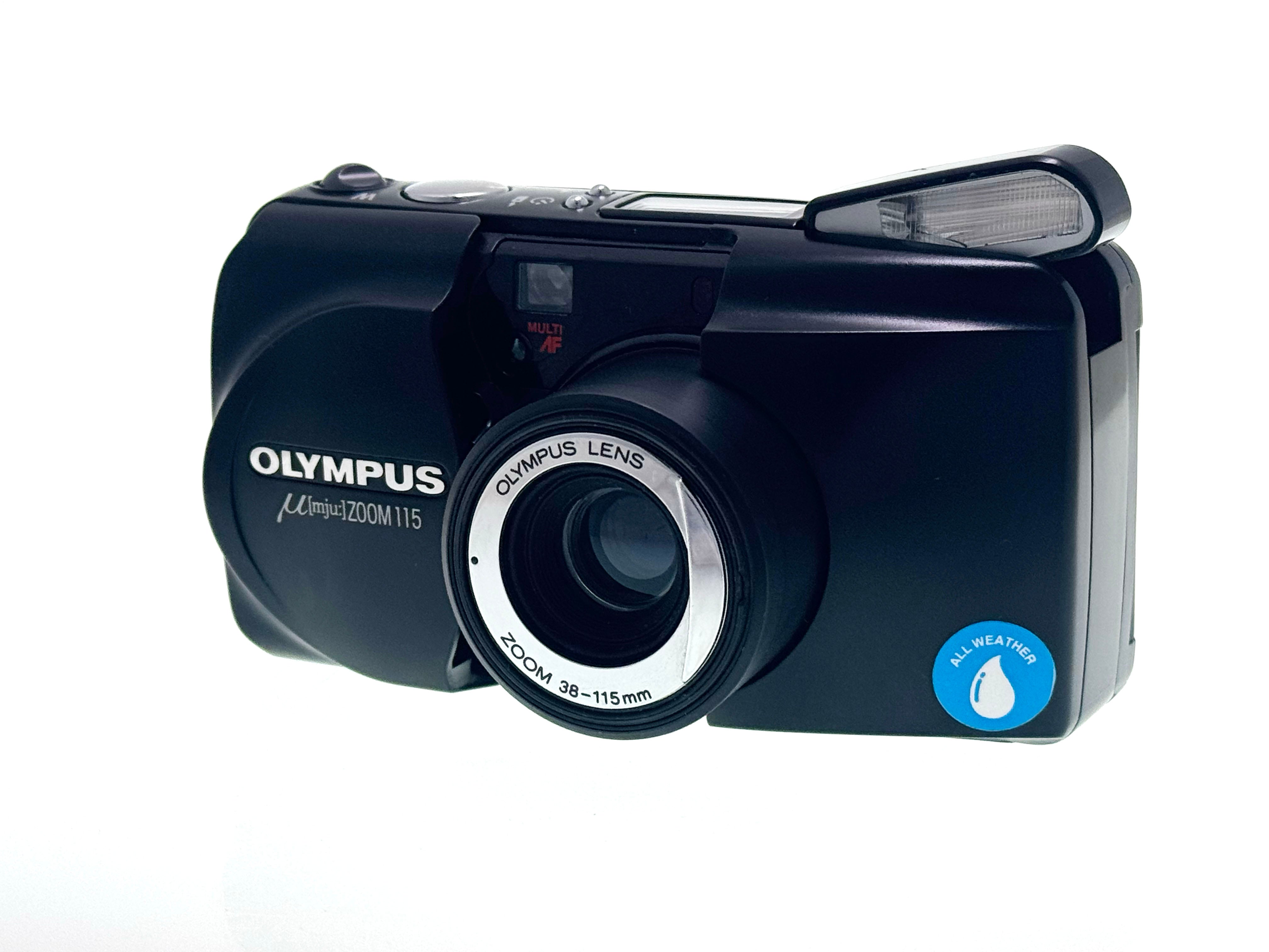 Vintage Olympus Mju Zoom 115 compact camera with 38-115mm lens (Gd)