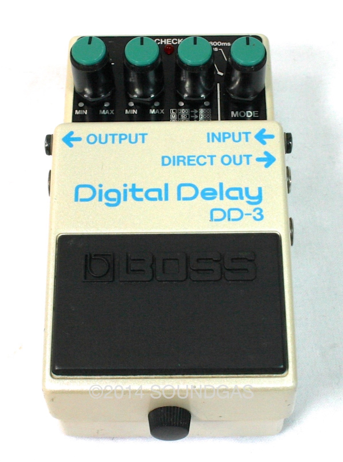 Boss DD 3 Digital Delay Version 1, Long Chip, Japan 1990 Effect
