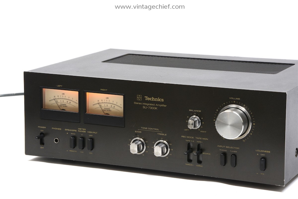 Technics SU-7300K Stereo Amplifier | VU Meters | Phono | Vintage