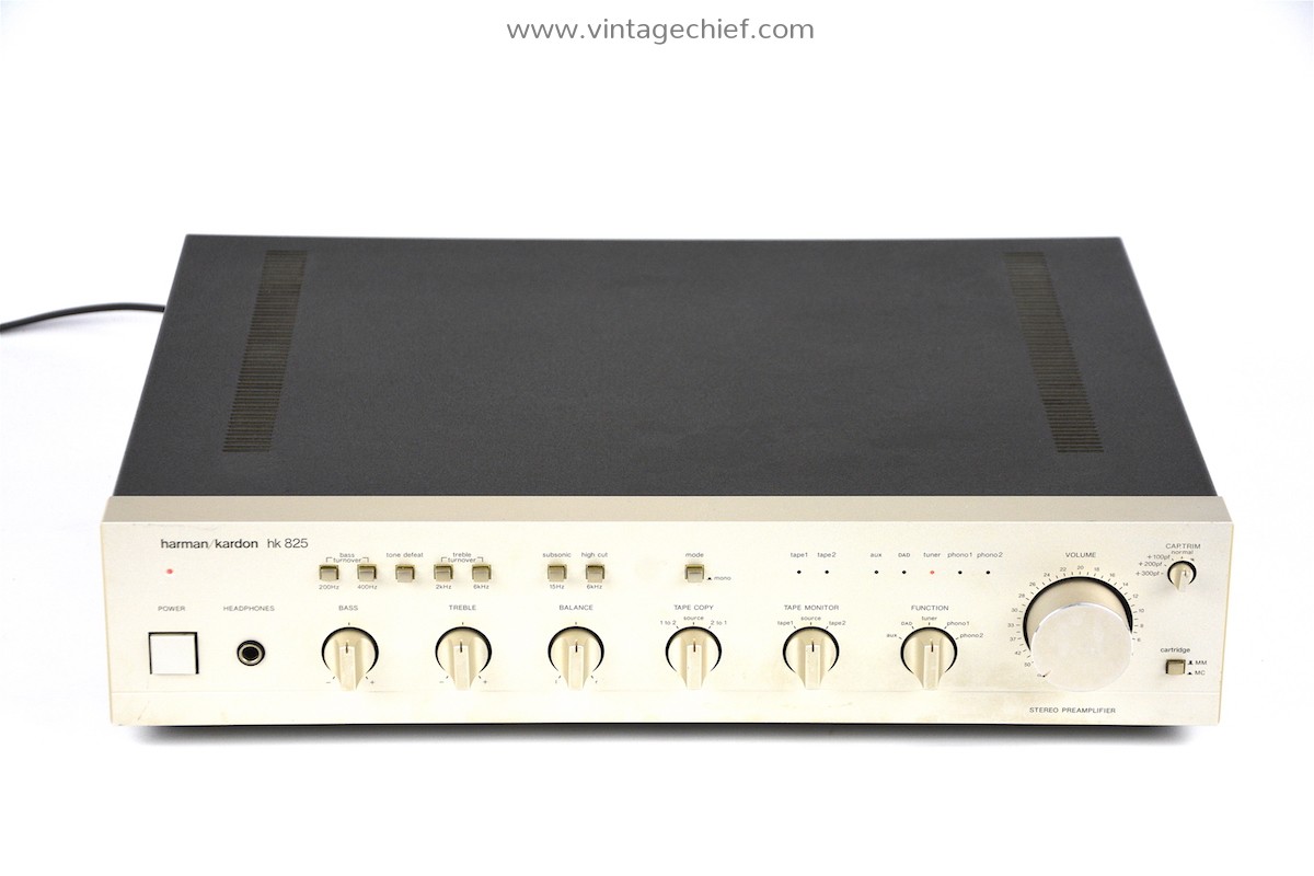 Harman Kardon HK825 Preamplifier | Champagne | Phono MM MC
