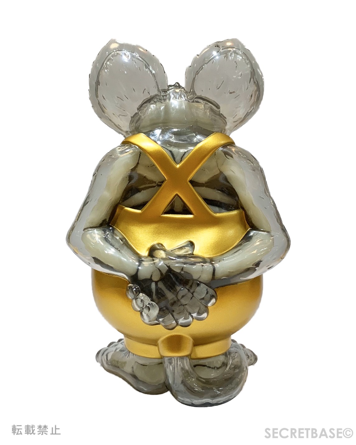 Rat Fink X-Ray Full Color Clear Black GID by Secret Base - Vinyl Pulse