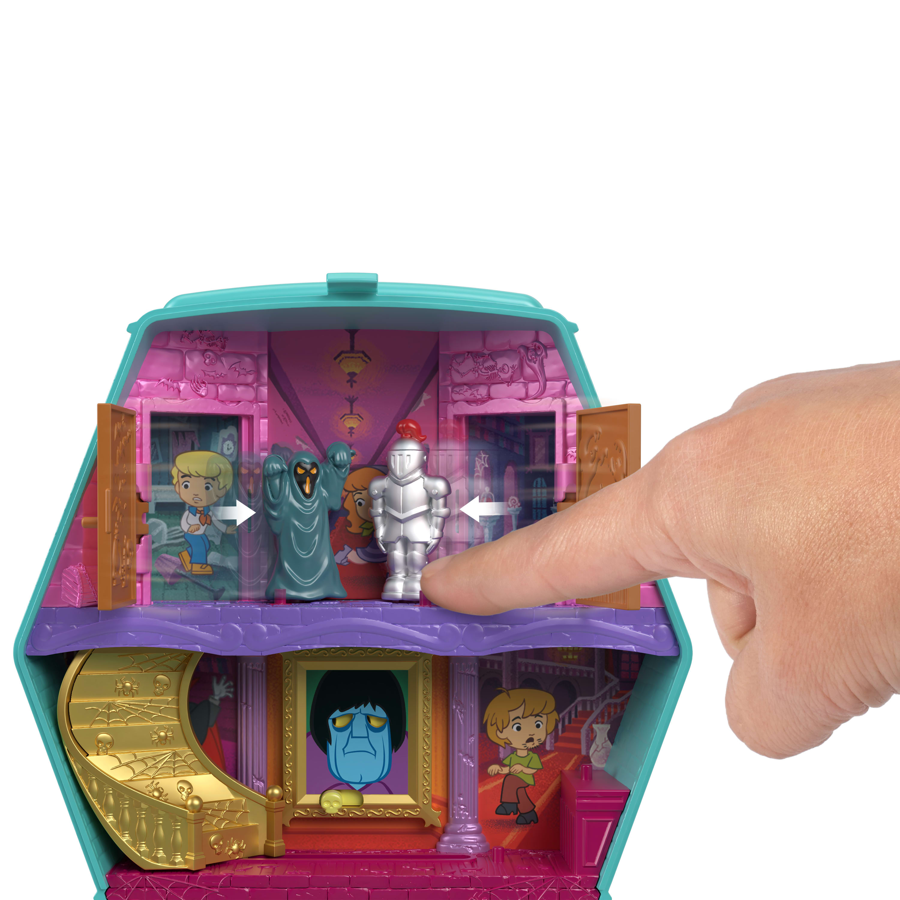 Polly Pocket Scooby-Doo The Mystery Machine compact with Scooby