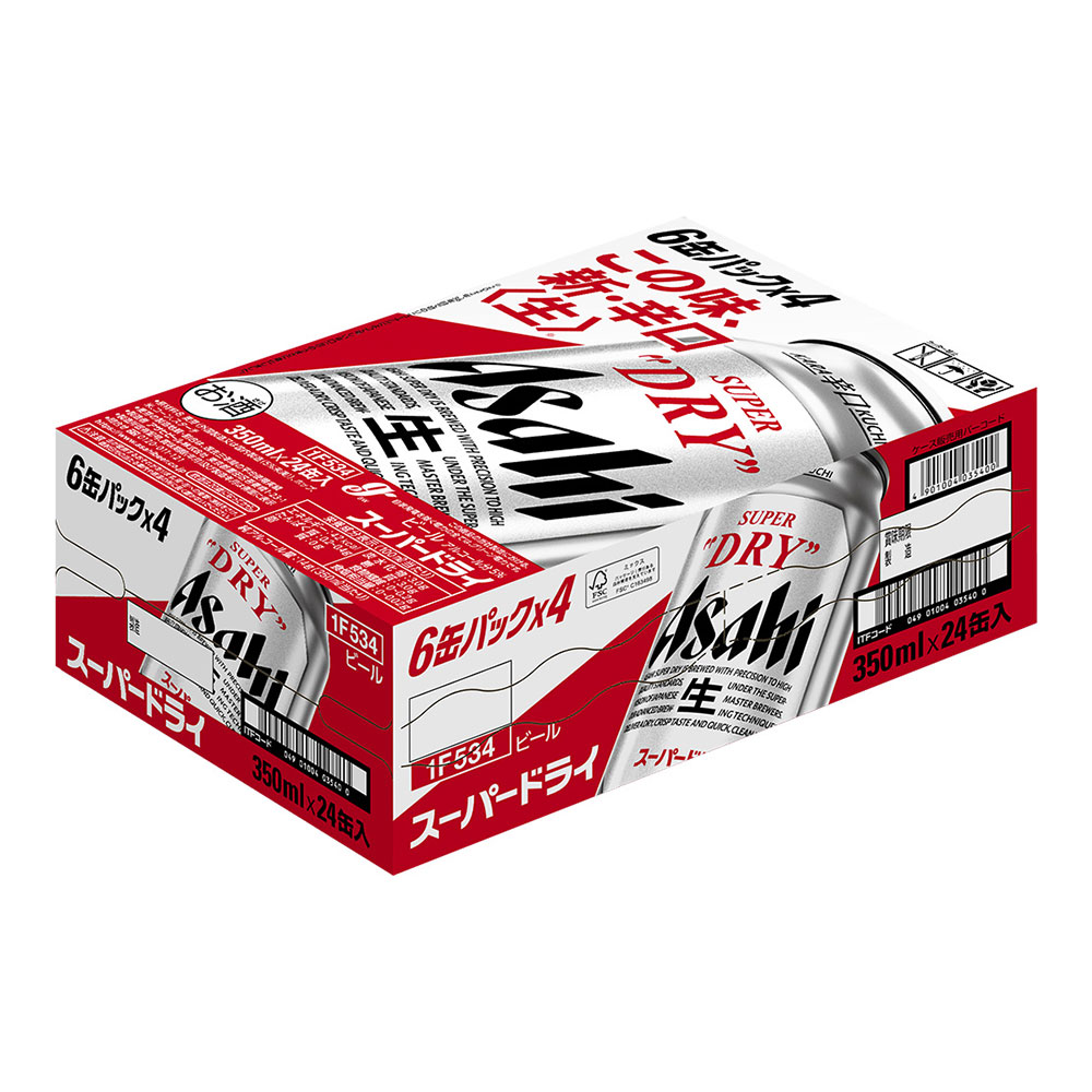 れんあい アサヒ スーパードライ 350ml 24缶セット×3 れんあい アサヒ