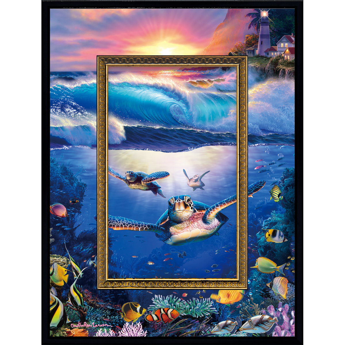 クリスチャン・リース・ラッセン ビッグアート「カミングホーム