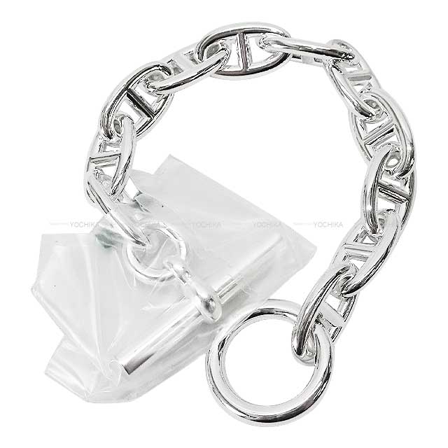 HERMES エルメス ブレスレット シェーヌダンクル GM 11コマ シルバー