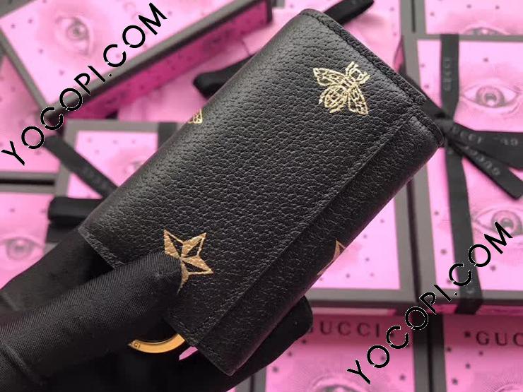 GUCCI グッチ ビー スター 蜂 星 アニマリエ キーケース ブラック 楽天