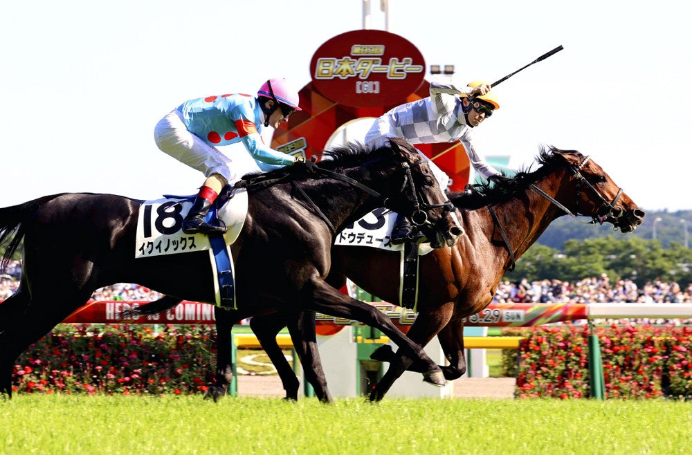 ドウデュースが日本ダービーV、武豊が歴代最多6勝目…1番人気ダノン