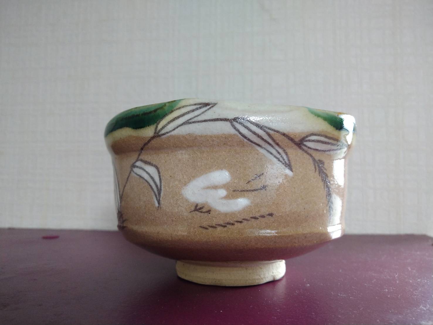 茶道具 鳴海織部 耳付 水指 菊泉窯 源彦 共箱 オリベ 茶会 稽古 茶道具