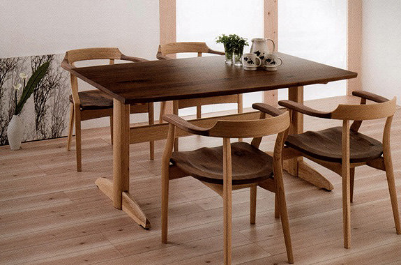 飛騨高山 ibata interior のオーク無垢 ダイニングベンチ 飛騨高山の