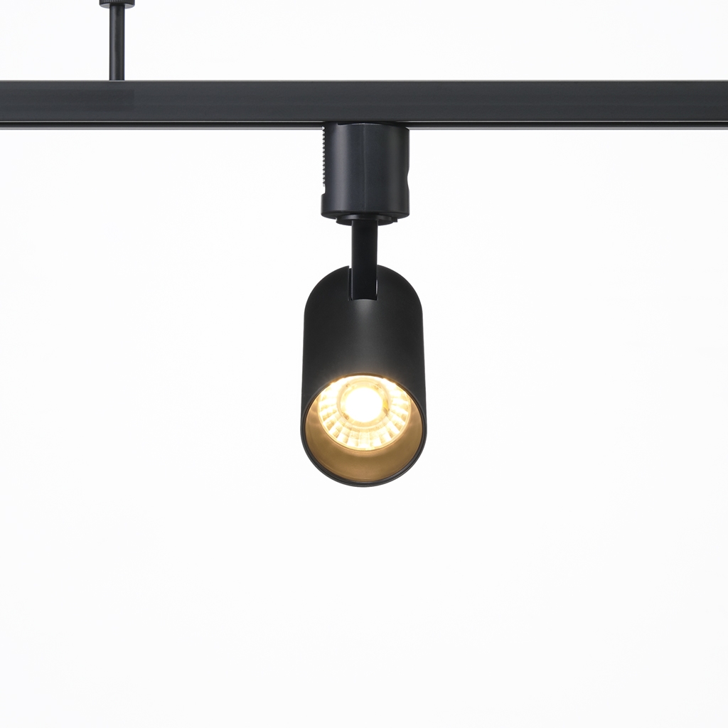 LEDスポットライト電球色ブラック｜YAZAWA CORPORATION