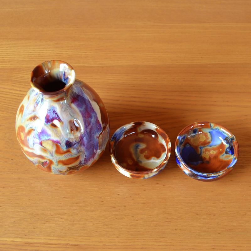 有田焼やきもの市場 | 有田焼 燦き 酒器セット 真右エ門窯 二代真右