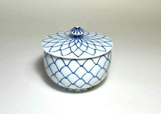 中国 清時代 南京山水紋湯鉢 共箱 送料込み0521 中国 清時代