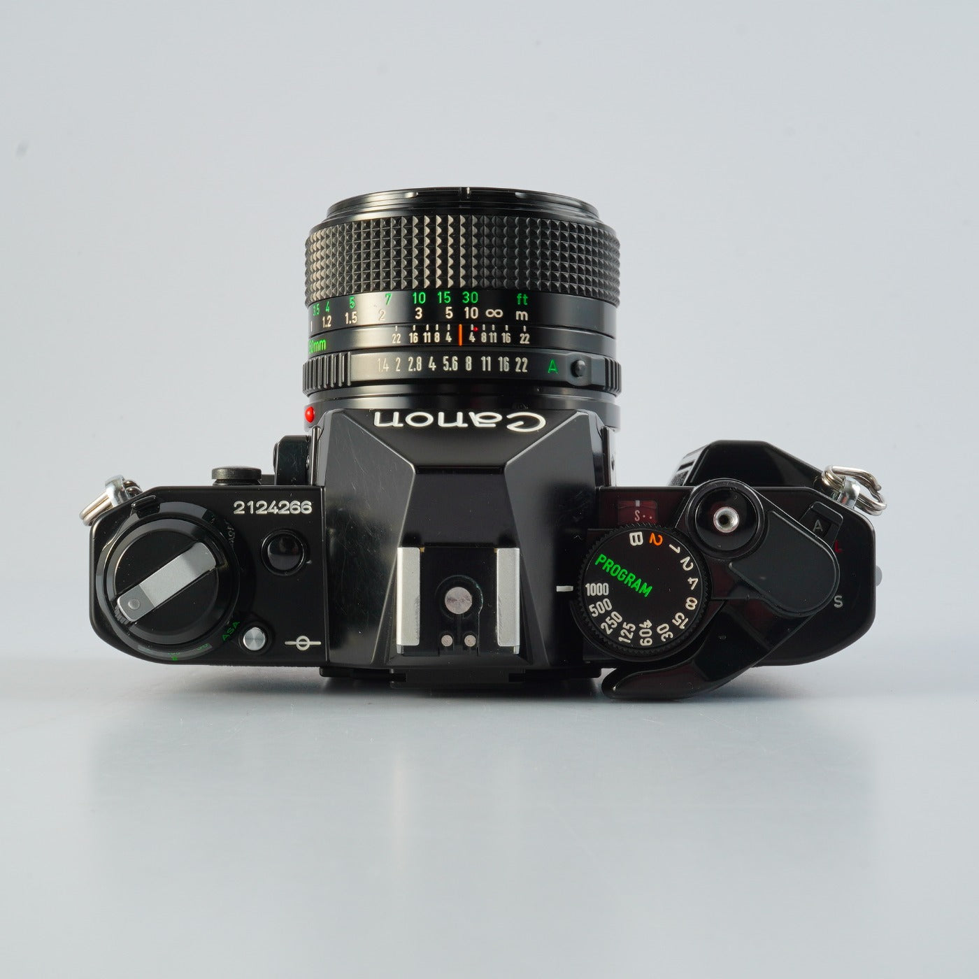CLA'd】 Canon AE-1 Program Black + NEW FD 50mm F/1.4 MF フィルム