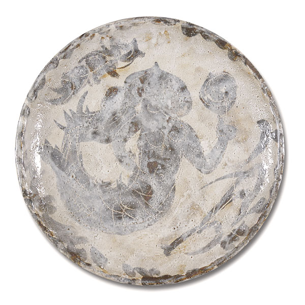 棟方志功「絵付大皿 人魚図」 | 山田書店美術部オンラインストア