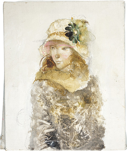 鈴木博「帽子をかぶった女性」 | 山田書店美術部オンラインストア