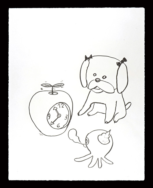 奈良美智 版画 Time Goes On 奈良美智｢Time Goes On｣ | 山田書店