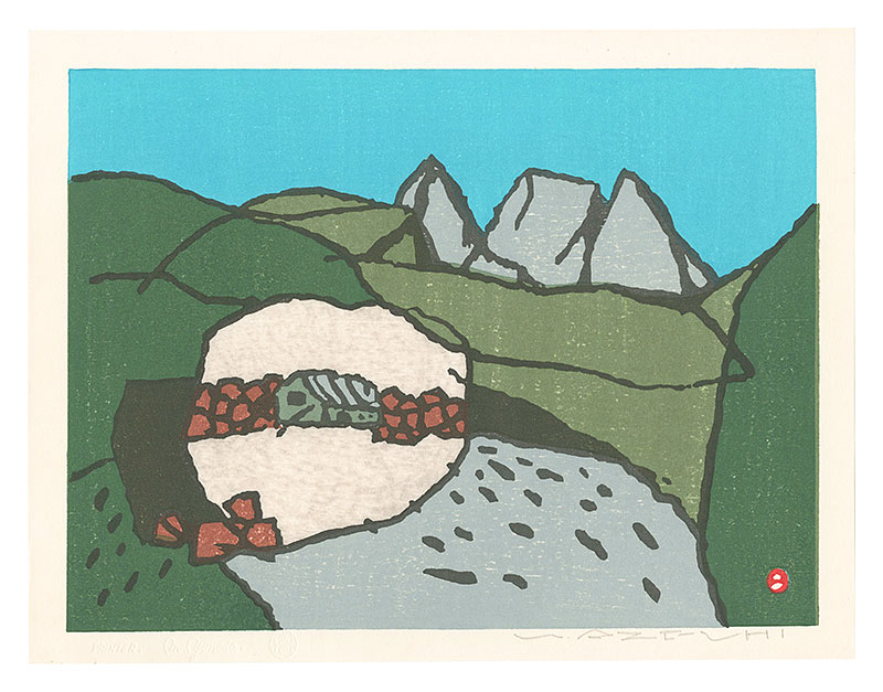 畦地梅太郎「山」 | 山田書店美術部オンラインストア