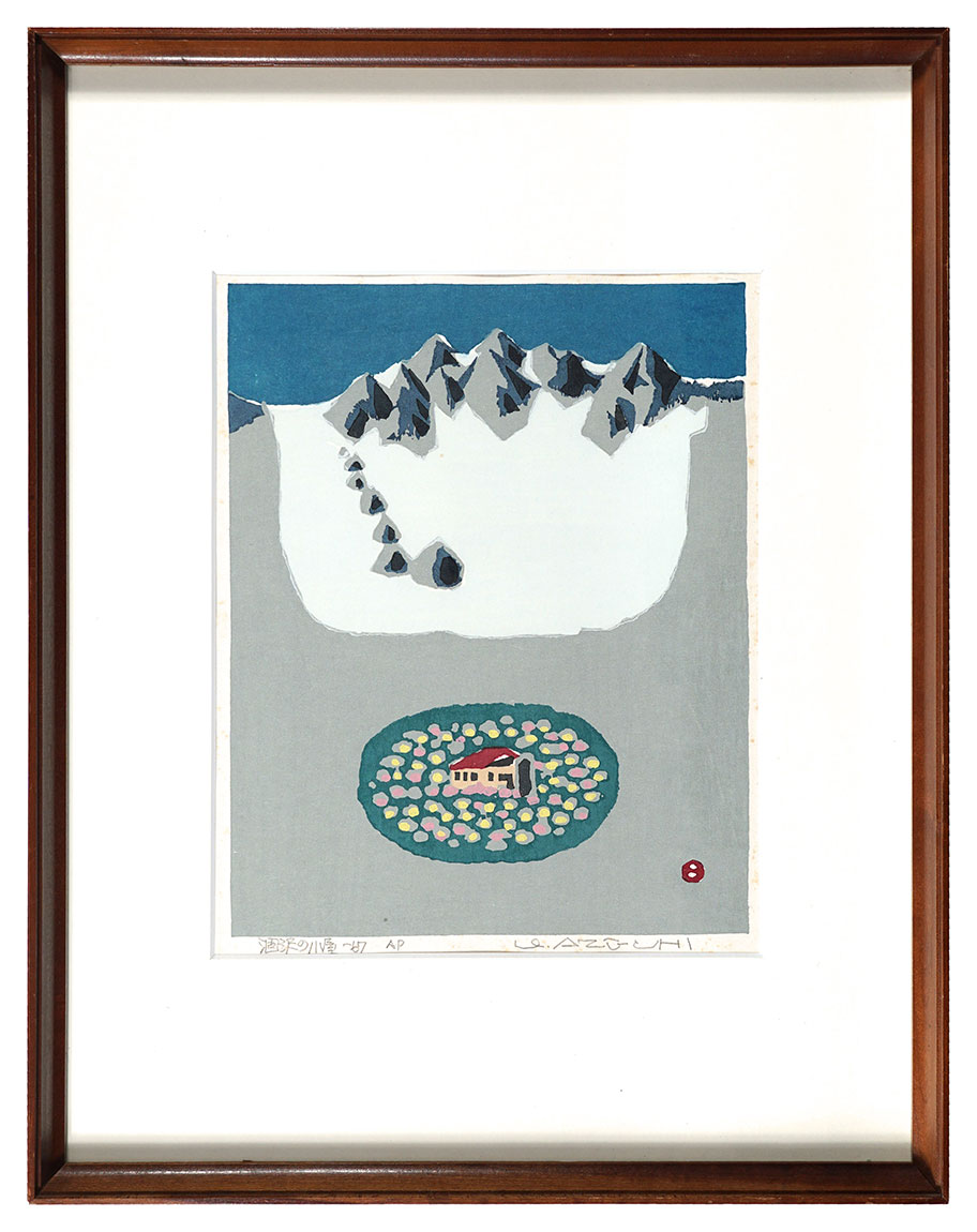 畦地梅太郎「涸沢の小屋」 | 山田書店美術部オンラインストア