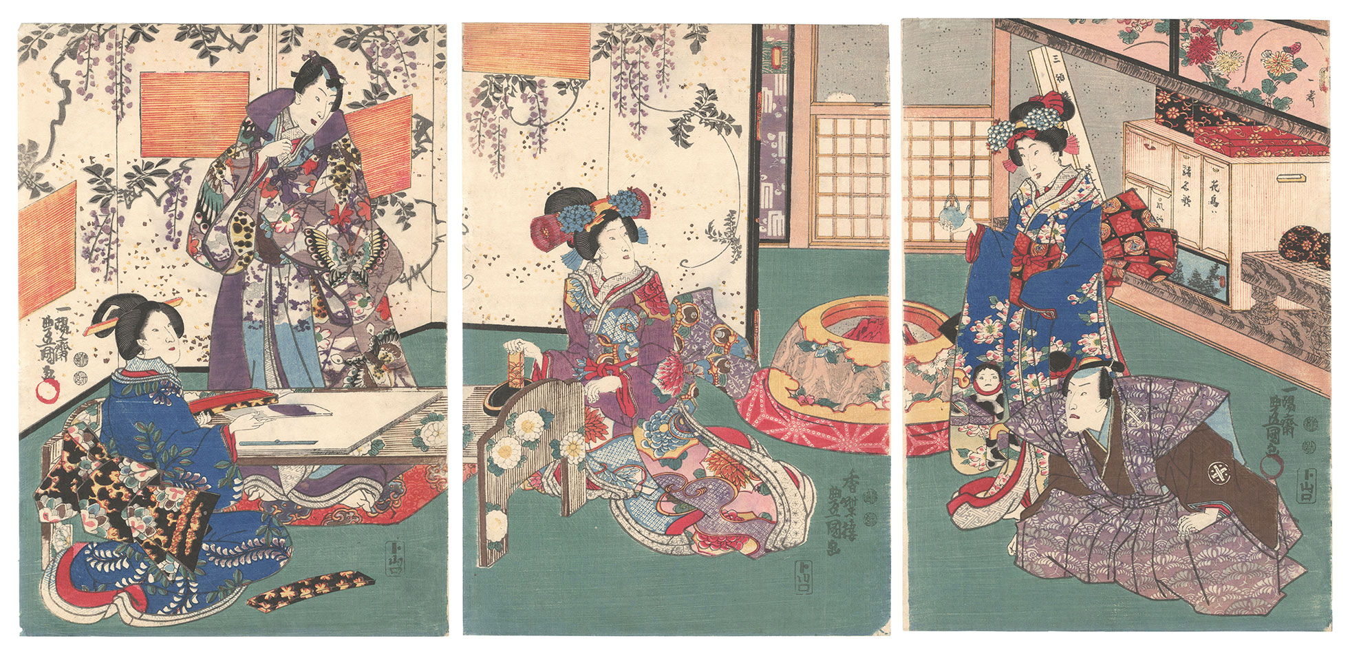 豊国三代「源氏絵」 | 山田書店美術部オンラインストア