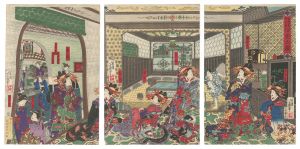 芳幾「大日本大相撲勇力関取鏡」 | 山田書店美術部オンラインストア