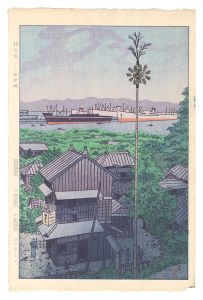 笠松紫浪「本郷赤門の雪」 | 山田書店美術部オンラインストア