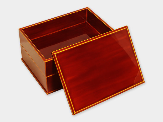 長手二段重（重箱） - 飛騨春慶塗 （飛騨高山の伝統工芸） - 山田春慶店