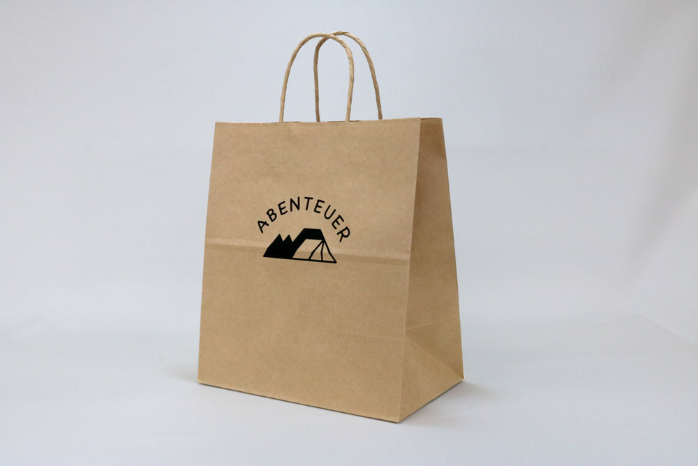 紙袋セミオーダー短納期【010A】未晒クラフト - 紙袋・手提げ袋