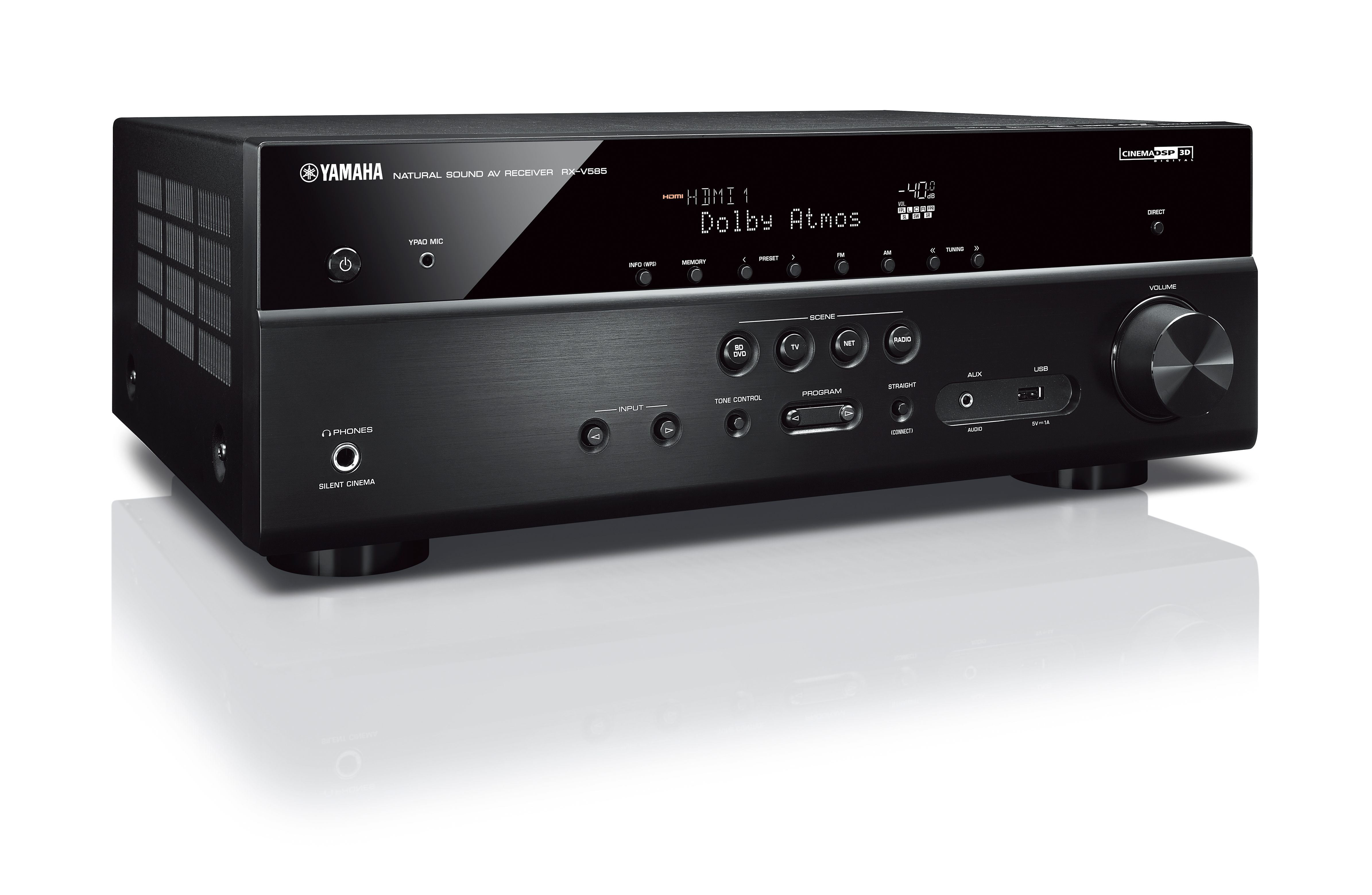 RX-V585 - Specs - AV Receivers - Home Audio - Products - Yamaha USA