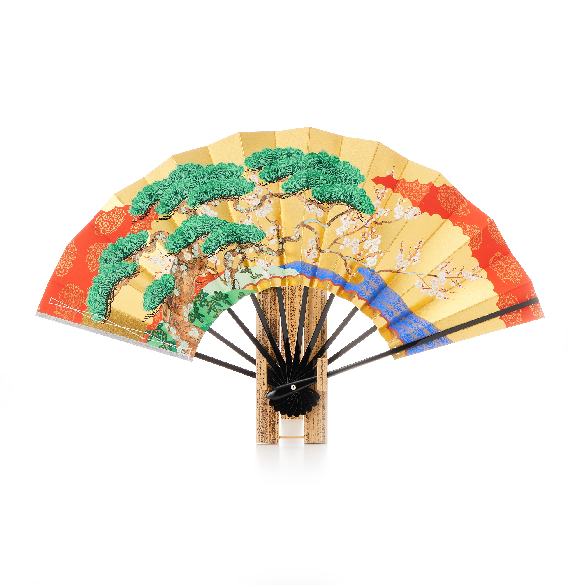 飾扇9.5号 松竹梅 811 | かぜとゆきオンラインショップ