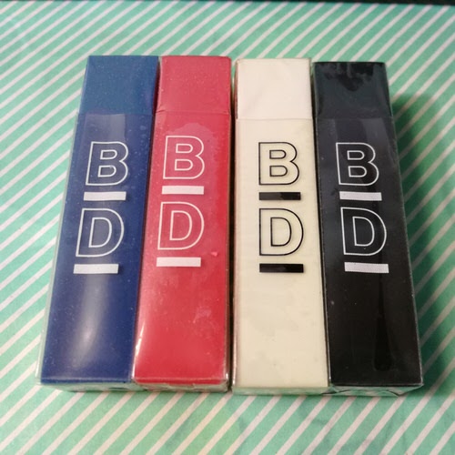 消しゴム】三菱 BOXY BD 4色 当時物 昭和レトロ 文房具 / 会津 山内屋商店