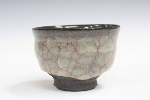 浜田晋作 造 盃 ぐい呑 共箱 点々模様 未使用 DT546 浜田晋作 造 盃