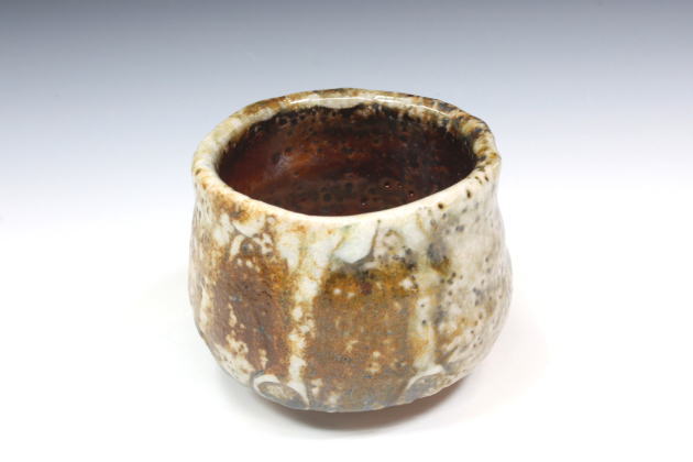 柳瀬美術店 / 月形那比古「鬼志の盃」共箱[TSUKIGATA Nahiko]Sake cup