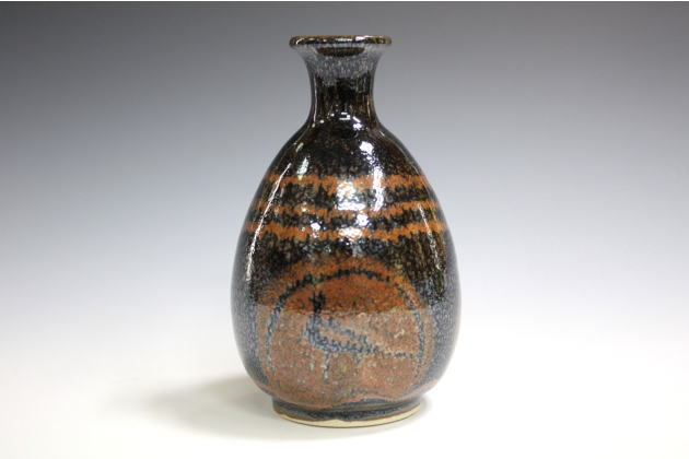 共箱 茶道具 窯元 陶酔庵 作藪下康一 号禅牛 萩焼 織部